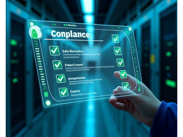 Medicininės privatumo taisyklės ir GDPR nuostatų sąrašas, pabrėžiant duomenų apsaugą